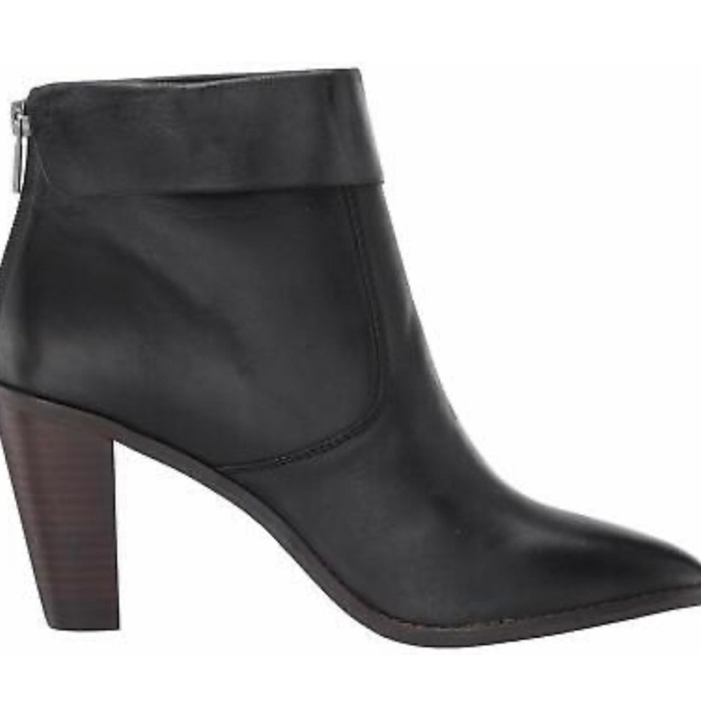 Women's Lucky Brand Nycott Bewell Booties, Black, Size 7M, Pre-Owned